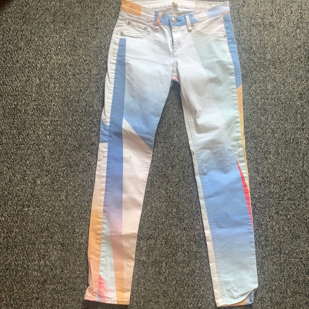 Rag and Bone Legging Jeans Goetz Pattern 26